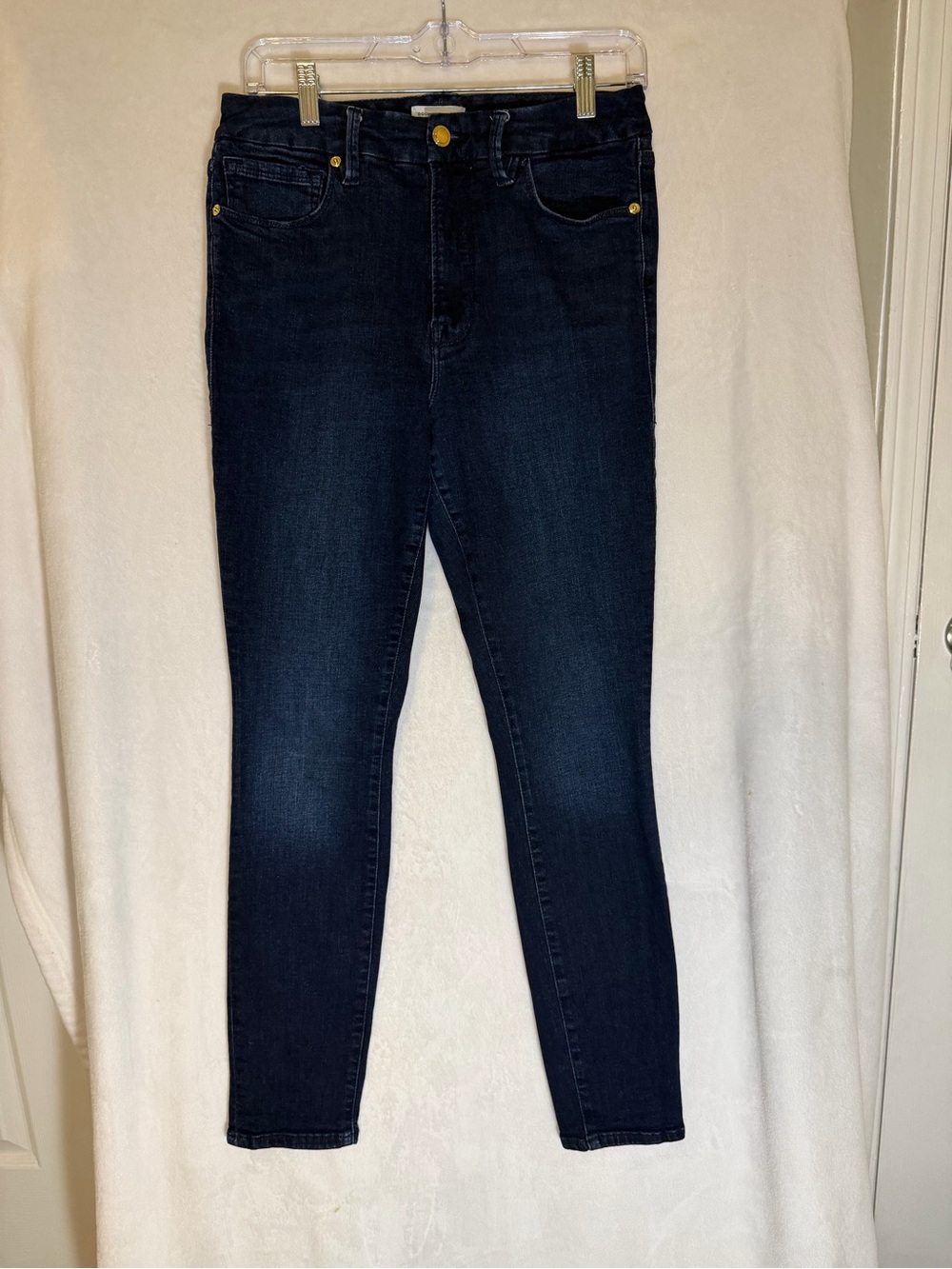 Good American Dark Indigo Skinny Jeans